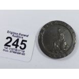 GEORGIAN 1797 TWO PENNY CARTWHEEL COIN