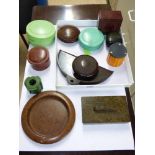 QUANTITY OF BAKELITE CONTAINERS & OTHERS