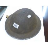 BRITISH MILITARY HELMET 6 3/4, MARKED C.S & W LTD