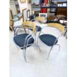 4 X ITALIAN EFFEZETA CHAIRS