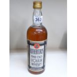 1 X BOTTLE OF RUTHERFORDS FINE OLD LIQUER WHISKY 70 ° PROOF, SEAL UNBROKEN