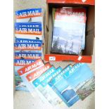 BOX OF 1970s RAF 'AIR MAIL' MAGAZINES & World War 1 Magazines