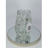 LISKEARD GLASS VASE 14 CMS HIGH