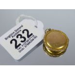 9 ct GOLD LOCKET 3.22 GRAMS