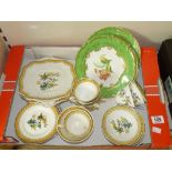 QUANTITY OF ADDERLEYS "STELLA" PATTERN CHINA MADE FOR HARRODS + OTHERS