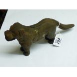 EDWARDIAN CAST IRON NUT CRACKERS IN THE FORM OF A DOG, PATENT NO 293455