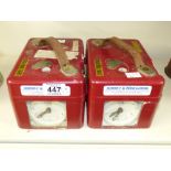 2 X BODDY & RIDEWOOD PIGEON RACING CLOCKS