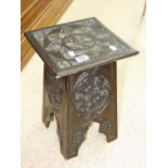 VICTORIAN CARVED STOOL / TABLE / STORAGE BOX