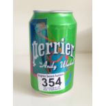 1 X ANDY WARHOL PERRIER CAN, UNOPENED