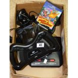 SEGA MEGADRIVE II, SEGA SATURN STERING WHEEL + ACCESSORIES