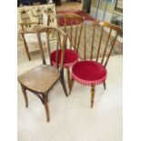 3 X VINTAGE FRENCH CHAIRS