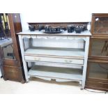 OAK, PAINTED BUFFET