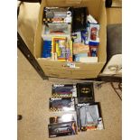 BOXED VEHICLES INCLUDING TOP GEAR, BATMOBILE & ONLY FOOLS & HORSES