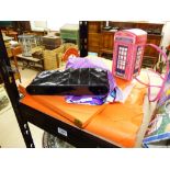 VINTAGE TELEPHONE HANDBAG + 1 OTHER, CAMPO MARZIO MOUSE MAT & KAREN BENDELL SCARF