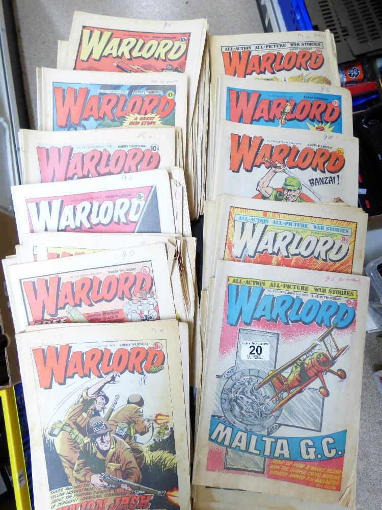 QUANTITY OF 70's & 80's WARLORD COMICS