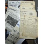 WW11 PROPAGANDA NEWSPAPERS INCLUDING 1926 GENERAL STRIKE