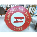 LAMPORT & HOLT SHIPPING LINE REPRODUCTION SIGN