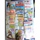 QUANTITY OF COMIC BOOKS INCLUDING COMMANDO & BUCK JONES