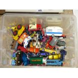 QUANTITY OF TOY CARS INCLUDING CORGI