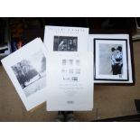 FRAMED BANKSY PRINT & WALLET OF BOUBAT'S PARIS PRINTS