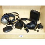 PAIR OF SENNHEISER & PHILIPS HEADPHONES + OTHERS