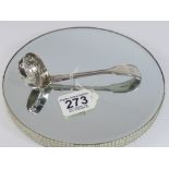 HALL MARKED SILVER SIFTER SPOON, LONDON 1867-68 CHAWNER & CO, 57.40 GRAMS