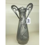 A WMF ART NOUVEAU VASE 29 CMS HIGH