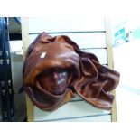 MOULDED LEATHER VENETIAN MASK