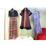 VINTAGE BIBA DRESS & COAT + JEAN VARON DRESS