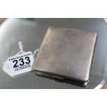 HALL MARKED SILVER CIGARETTE CASE 94.35 grams