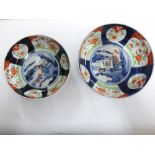 2 X IMARI BOWLS