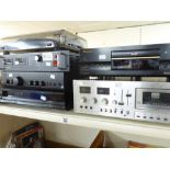 6 HI-FI UNITS INCLUDING JVC, PHILIPS, PIONEER & ARCAM ALFA 9 AMPLIFER