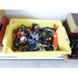 BOX OF ASSORTED CARS, CYCLES & AEROPLANES