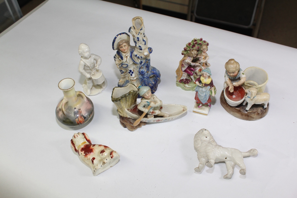 QUANTITY OF MAINLY VICTORIAN FIGURINES