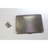HALL MARKED SILVER CIGARETTE CASE 153.33 GRAMS