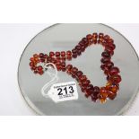 CHERRY AMBER NECKLACE