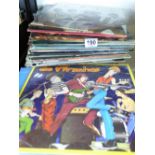 QUANTITY OF VINYL ABLUMS INCLUDING THE ROLLING STONES, THE WHO & THE PIRANHAS