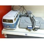 CAMPER VAN MODEL & PLAY STATION WITH CONTROLS