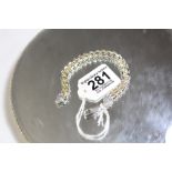 925 SILVER CURB LINK BRACELET 27.25 GRAMS