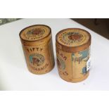 2 X VINTAGE CIGAR CONTAINERS, INDIAN STICKS, 50 CIGARROS, J.R.FREEMAN & SONS LTD BOTH CONTAINING