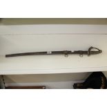 BAKER PATTERN SWORD BAYONET BLADE LENGTH 21 3/4 INCHES