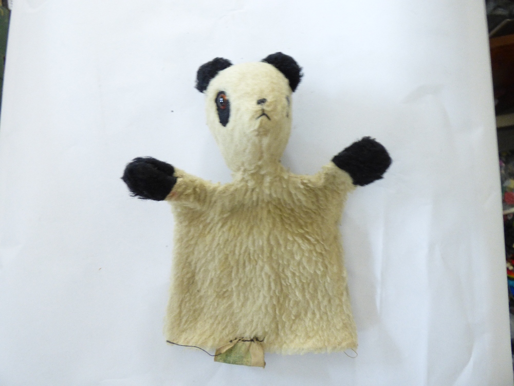 VINTAGE TEDDY, DOLL & 2 PUPPETS - ONE BEING SOO, FROM SOOTY & SWEEP - Image 2 of 4