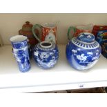 QUANTITY OF CERAMICS INCLUDING ORIENTAL STYLE GINGER JARS