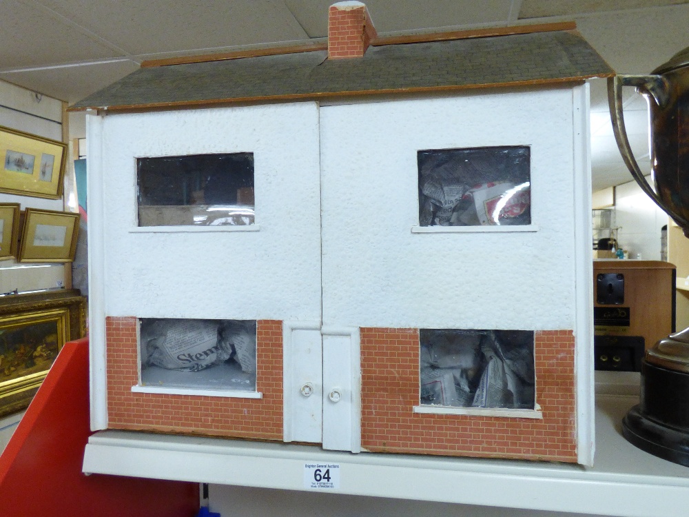 DOLLS HOUSE WITH SOME FURNITURE