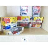 QUANTITY OF TIN PLATE BOXED MODEL CARS INCLUDING VANGUARDS