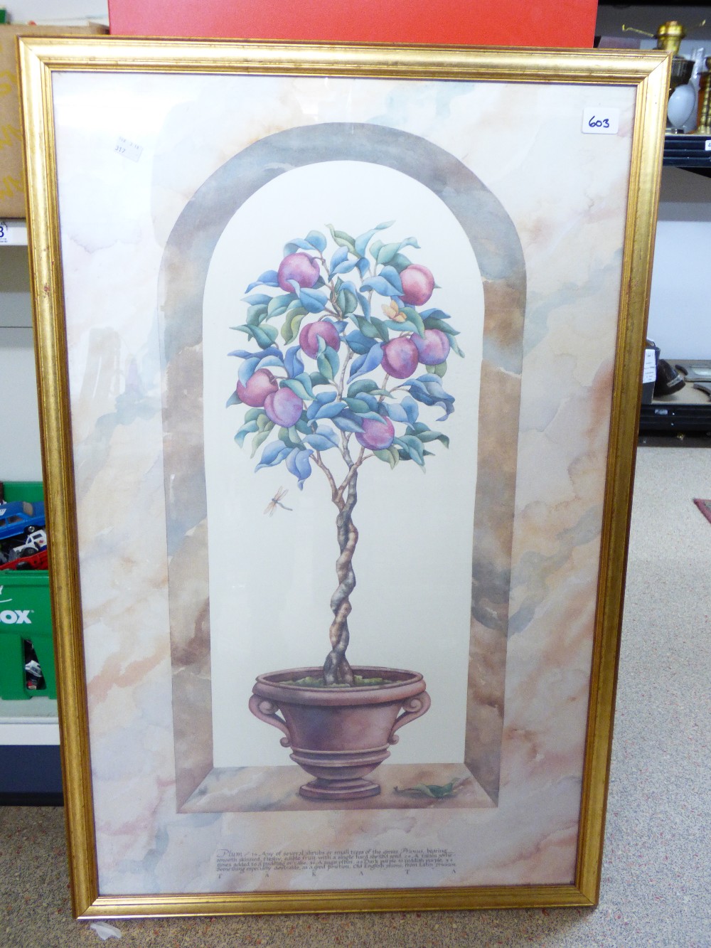YURIKO TAKATA PLUM TREE PRINT 103 x 67 cms
