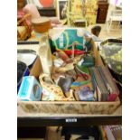 MIXED BOX INCLUDING BOOKENDS & PHOTO ALBUMS