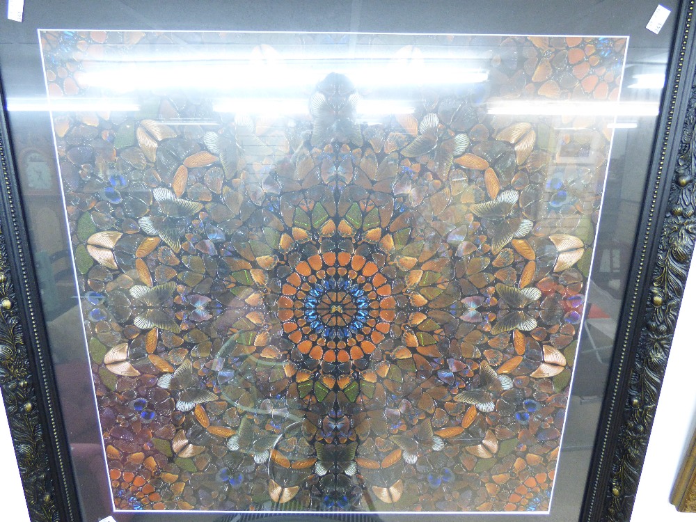 CREATED BY DAMIEN HIRST 'THE RAPE OF PERSEPHONE' FRAMED & GLAZED SQUARE OF WALLPAPER 90 x 90 cms - Image 2 of 5