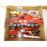 QUANTITY OF DIE CAST EMERGENCY VEHICLES INCLUDING CORGI