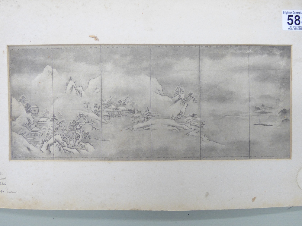 QUANTITY OF VINTAGE MOUNTED ORIENTAL PRINTS - Image 5 of 32
